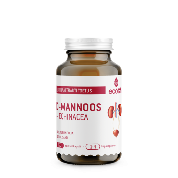 D-Mannoos + Echinacea – põie tööd toetav