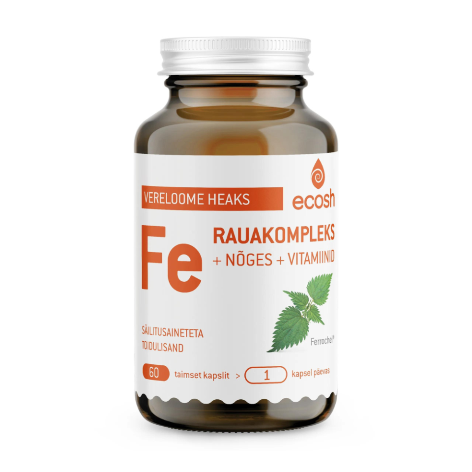 RAUAKOMPLEKS + NÕGES + VITAMIINID 60 tk– vereloomele