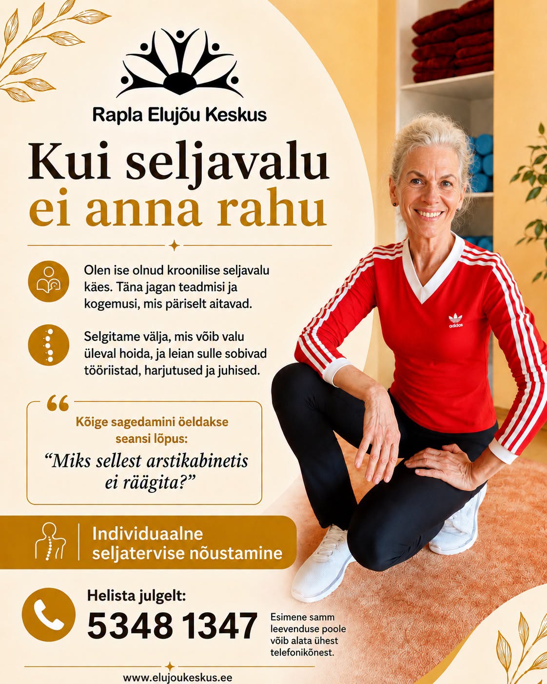Abi kroonilisele seljavalule