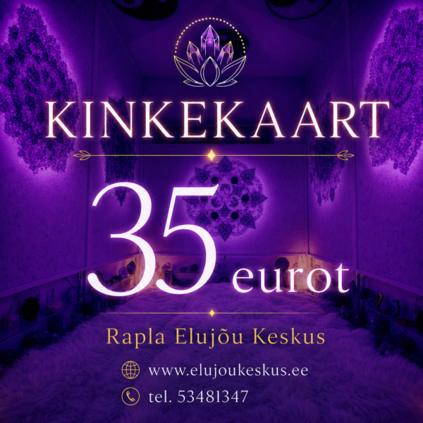 Rapla Elujõu Keskuse KINKEKAART