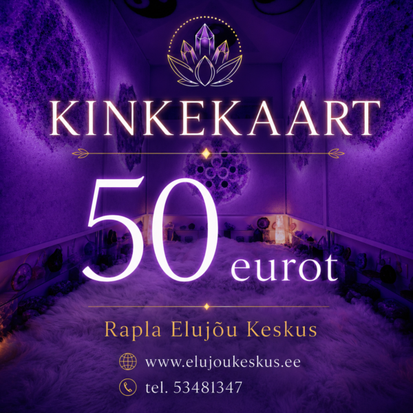 Rapla Elujõu Keskuse KINKEKAART