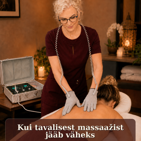 Bioenergeetiline massaaž aparaadiga Raplas